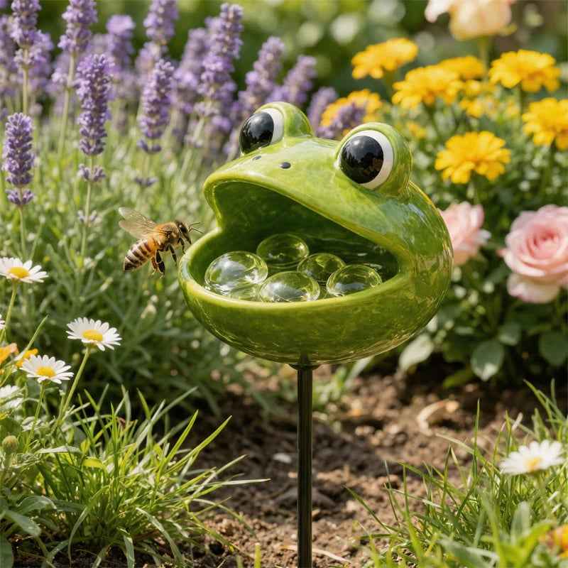 Cute Garden Water Bowl for Bees, Butterflies & Small Wildlife