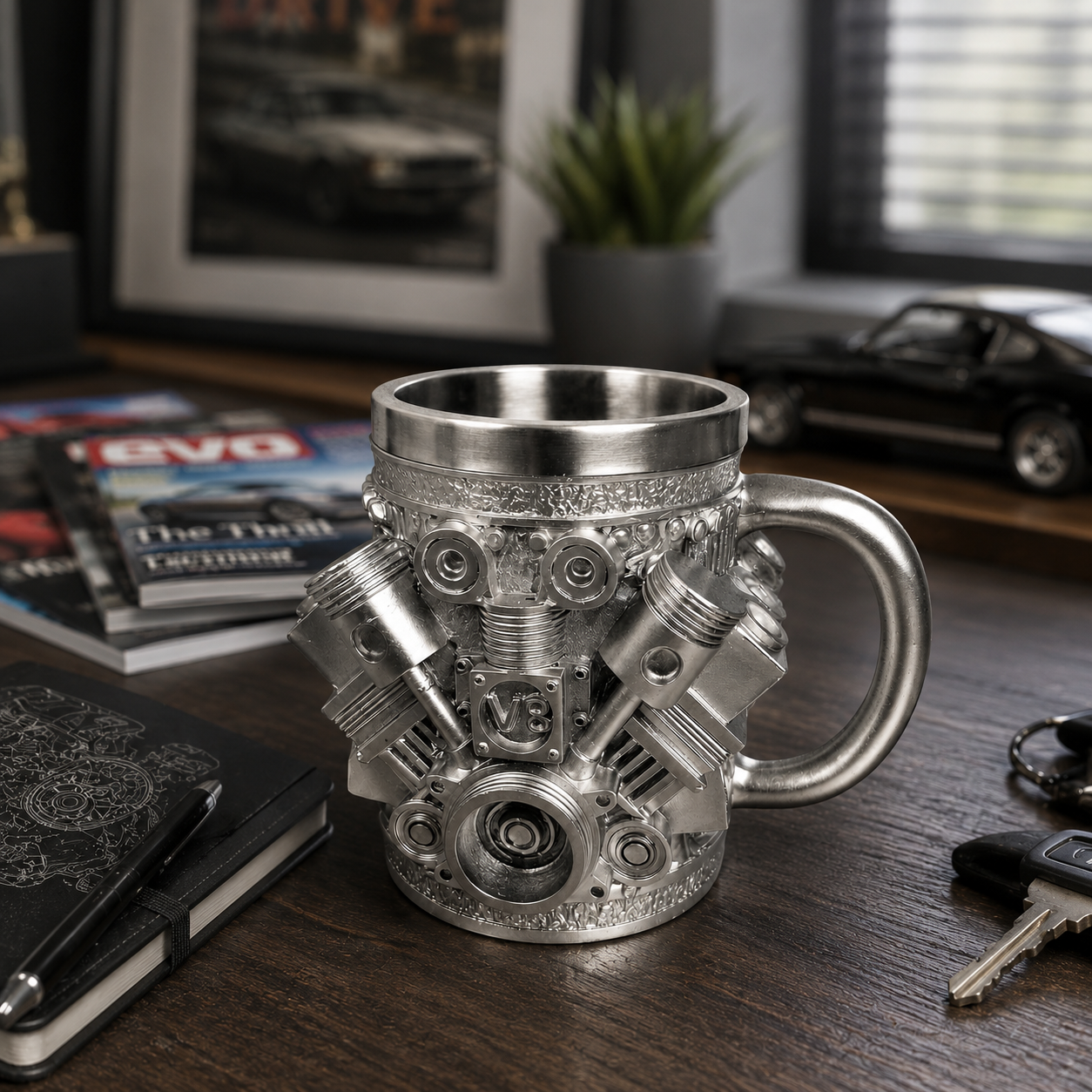 Engine Legend Mug – V8 Engine Style Coffee Mug