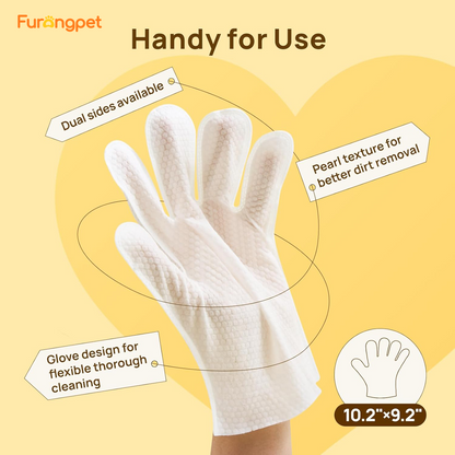 Hypoallergenic Grooming Gloves for Dogs Cats Deodorizing Hydrating Care