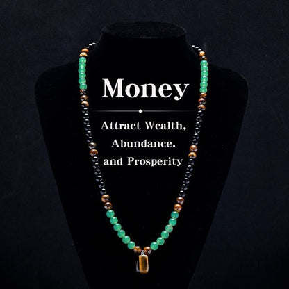 ✨ Money Attraction Necklace With Green Aventurine