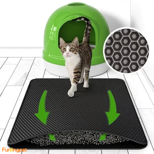 Furongpet™Non-Slip Cat Litter Mat