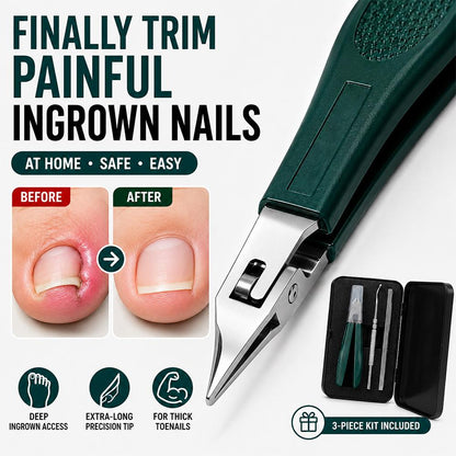 Wide Jaw Nail Clippers for Thick & Ingrown Nails