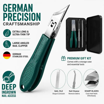 Wide Jaw Nail Clippers for Thick & Ingrown Nails