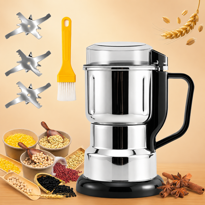🔥Electric Grain Mill Grinder – 304 Stainless Steel