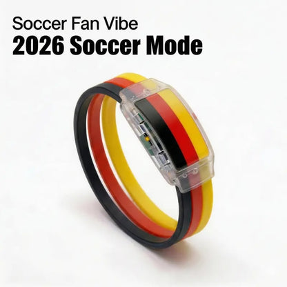 Light-Up Country Flag Bracelets with LED Lights