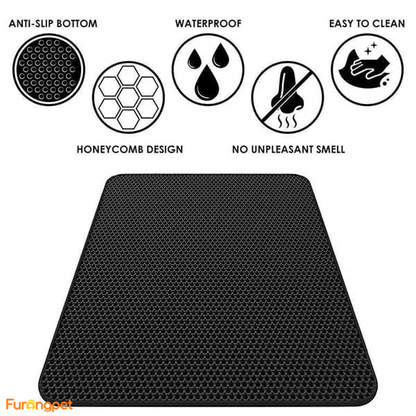 Furongpet™Non-Slip Cat Litter Mat