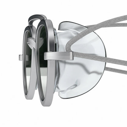Retro Mirrored Swim Goggles With UV Protection