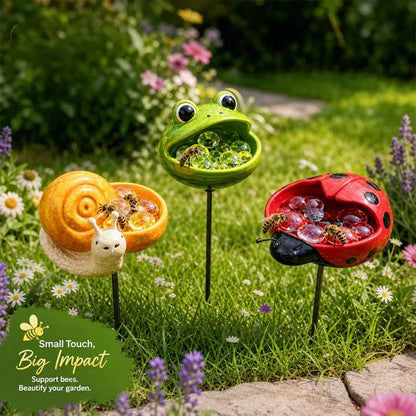 Cute Garden Water Bowl for Bees, Butterflies & Small Wildlife