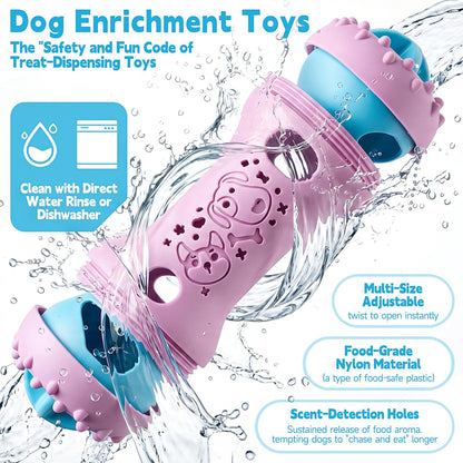 Interactive Dog Puzzle Treat Dispenser Toy