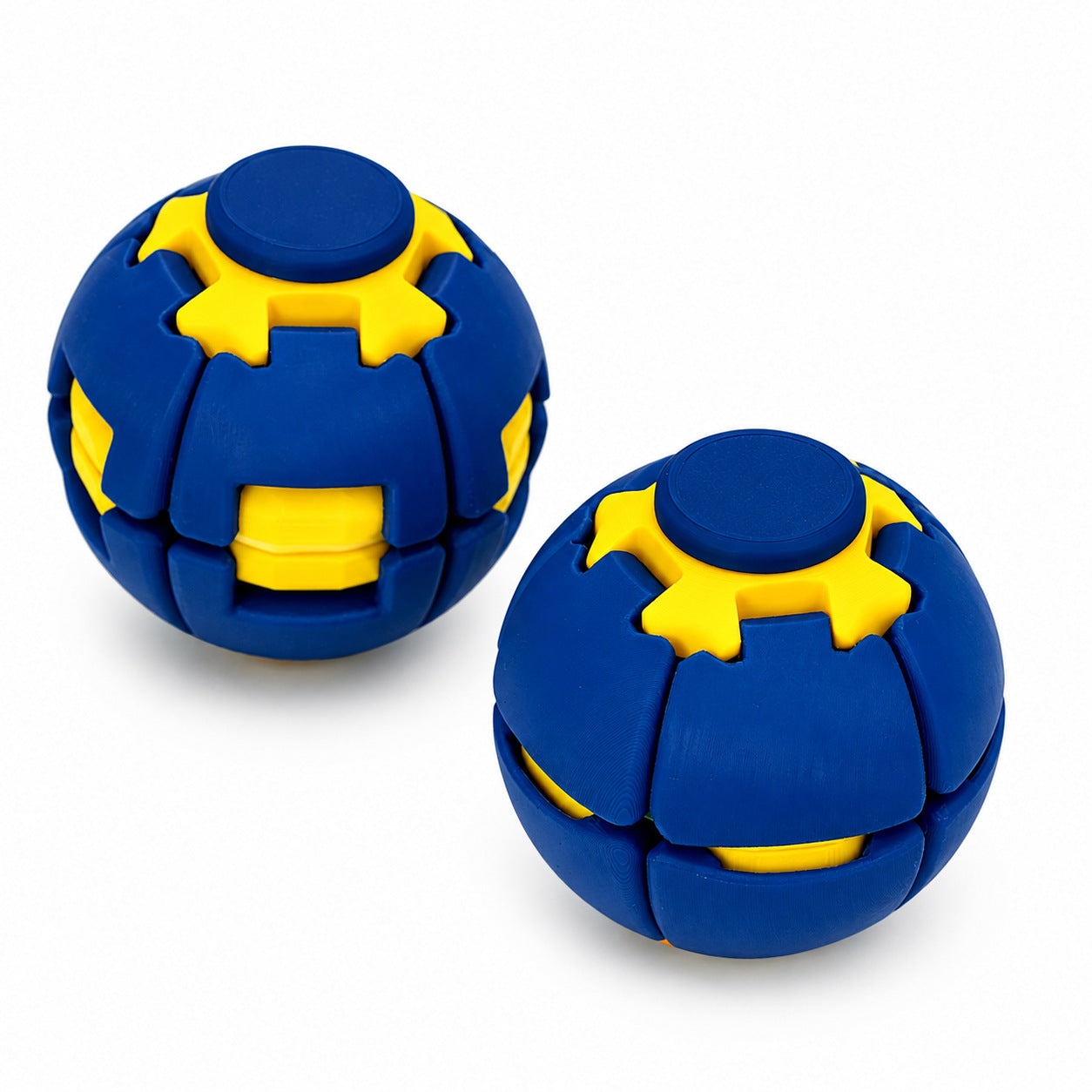 Press-to-Spin Stress Relief Fidget Ball