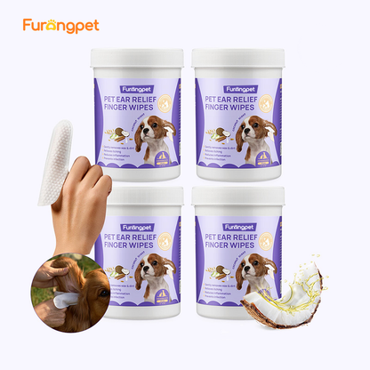 Furongpet™ Gentle Ear Relief Finger Wipes For Pets