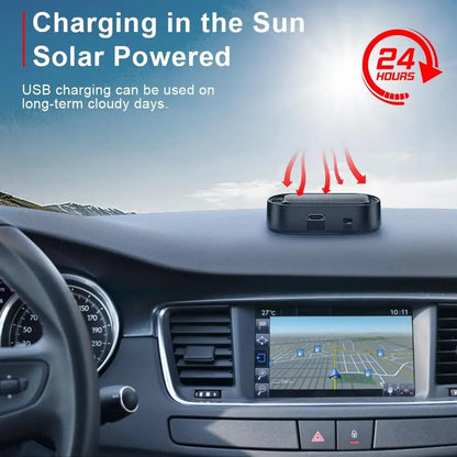 🚨 Solar-Powered Car Security Warning Light