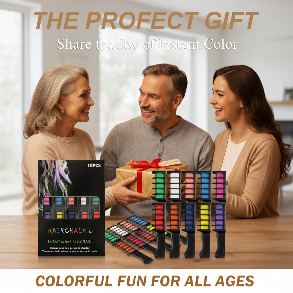 Ten-Color Hair Dye Comb for Home Use