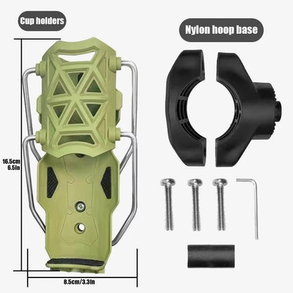 Self-Adapting Flexible Cup Holder for Different Sized Cups