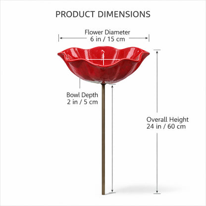 🌟Furongpet™ Handmade Metal Flower Stake – Add Charm & Color To Your Garden