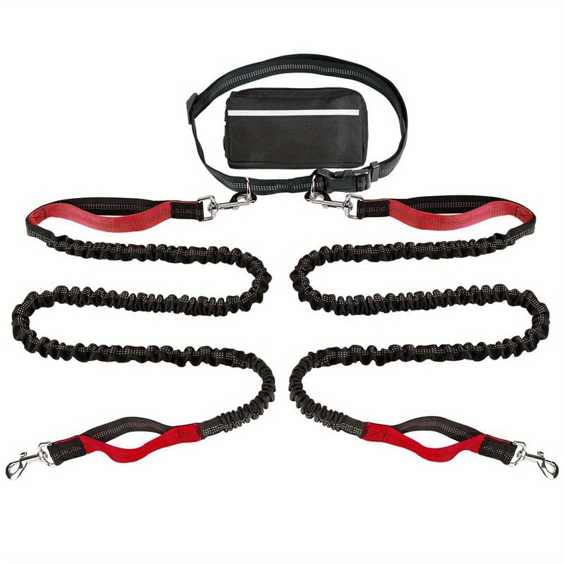 Furongpet™🐶Hands Free Dog Leash with Zipper Pouch
