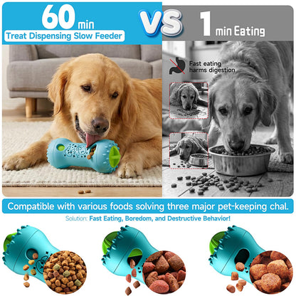 Interactive Dog Puzzle Treat Dispenser Toy