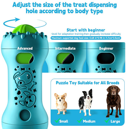 Interactive Dog Puzzle Treat Dispenser Toy