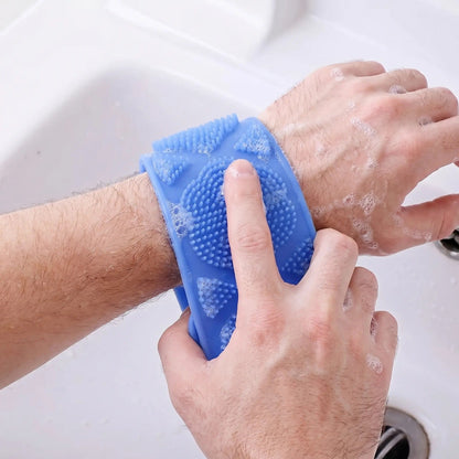 🛁 2-in-1 Double-Sided Silicone Back Scrubber
