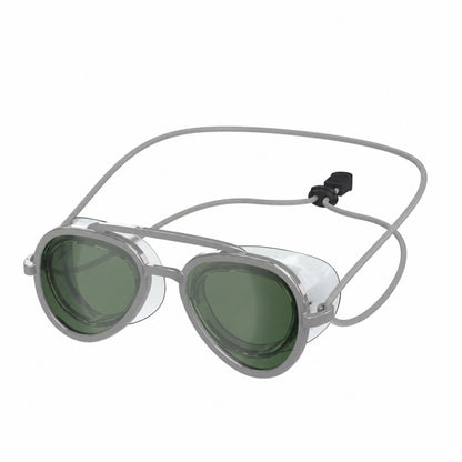 Retro Mirrored Swim Goggles With UV Protection