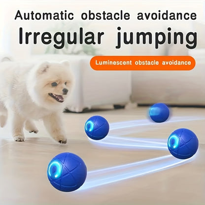 Auto-Bouncing Smart Pet Ball w/ Remote – Chew-Resist E-TPU | USB-C Recharge