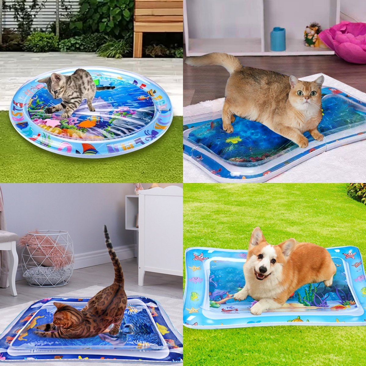 Water Play Mat for Kids & Pets