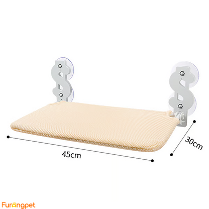 Furongpet™Foldable Cat Hammock Suction Cup Cat Hammock