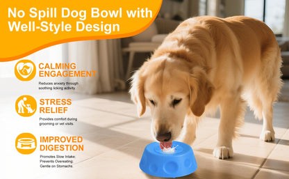Furongpet™ 3-in-1 Slow Feeder Dog Bowl