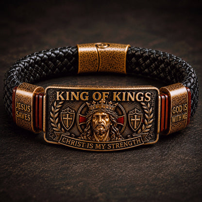 King of Kings Christian Adjustable Bracelet Gift