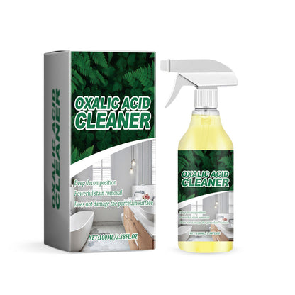 🔬Molecular-Level Cleaning Tech! Oxalic Acid Bathroom Cleaner Dissolves Rust