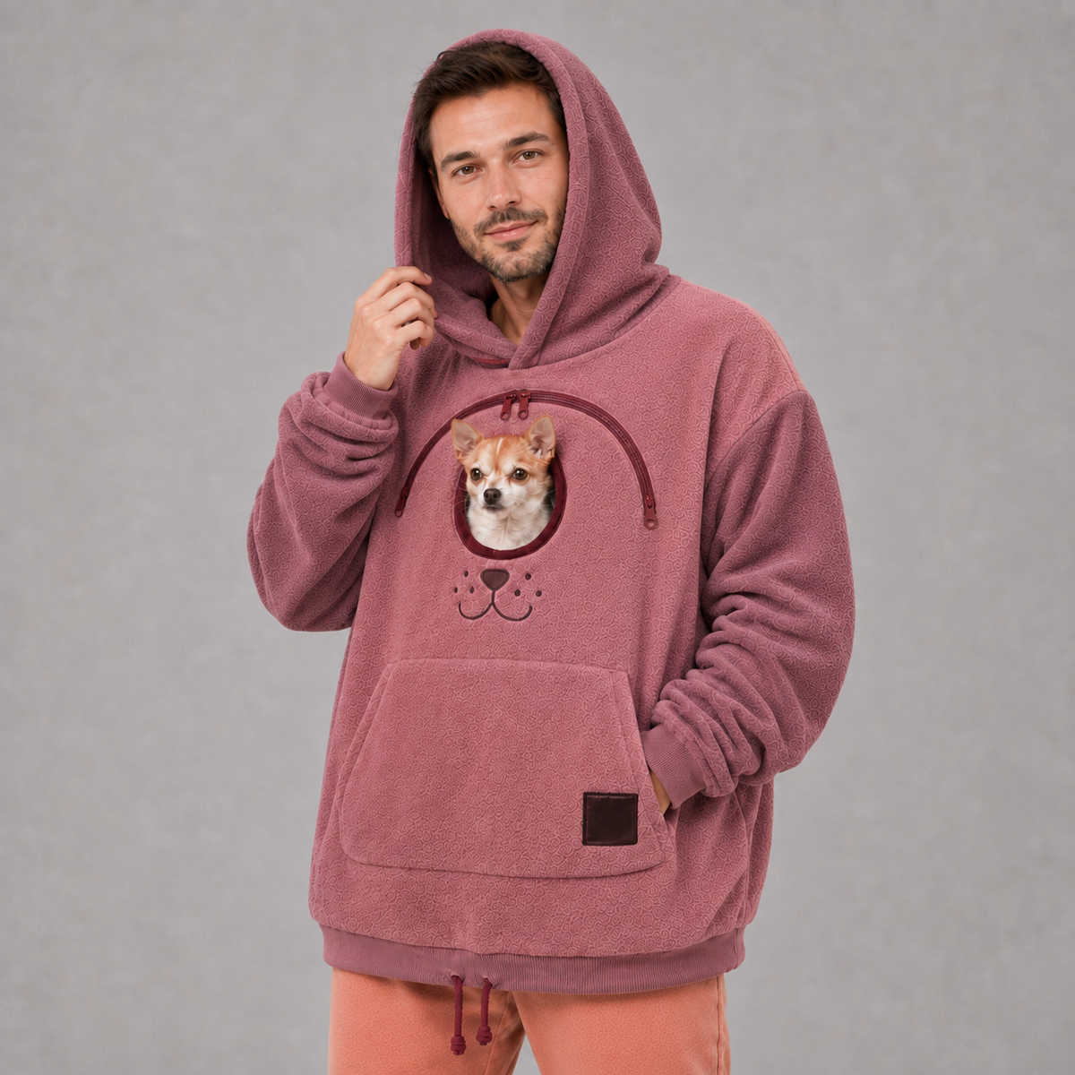 🐶Dog Tote Carier Hoodie