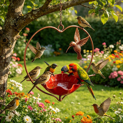 ✨ Hanging Heart Bird Feeder | Stylish Garden & Patio Decor