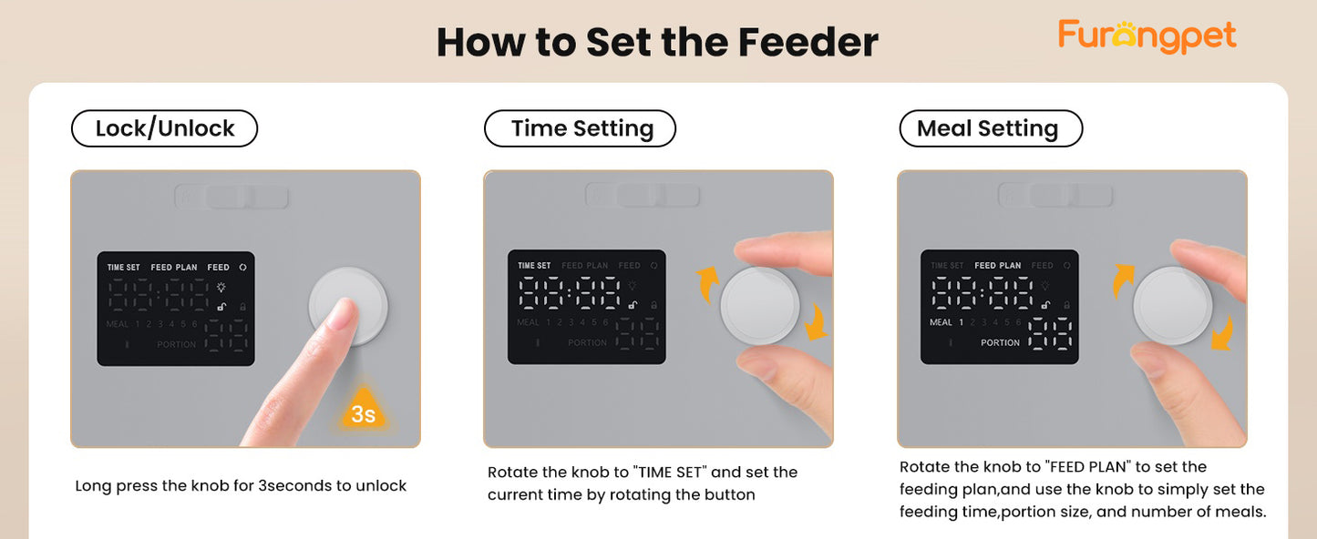 Pet Automatic Cat Feeder and Gravity Water Dispenser