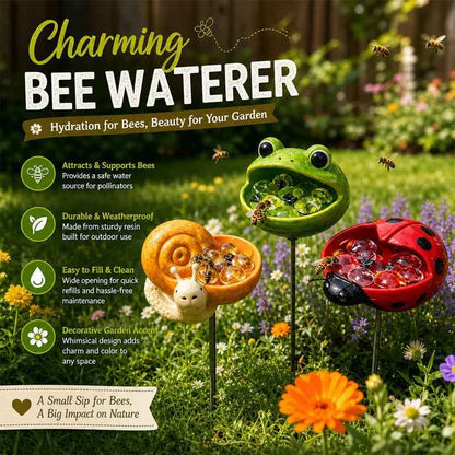 Cute Garden Water Bowl for Bees, Butterflies & Small Wildlife
