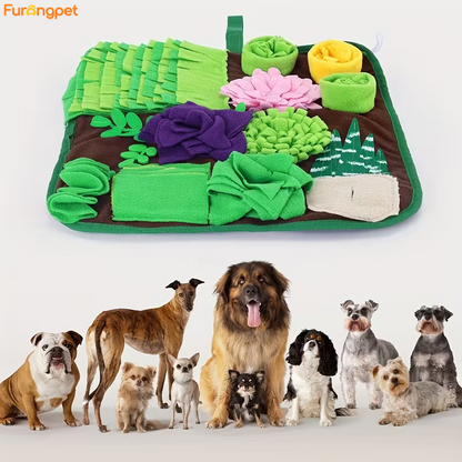 Interactive Snuffle Mat for Dogs & Cats – Nosework Feeding Puzzle Toy