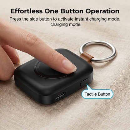 Portable Keychain Charger for Smartwatches – Wireless Power On-the-Go