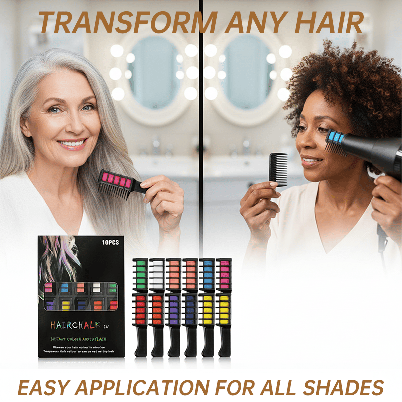 Ten-Color Hair Dye Comb for Home Use