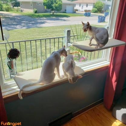Furongpet™Foldable Cat Hammock Suction Cup Cat Hammock