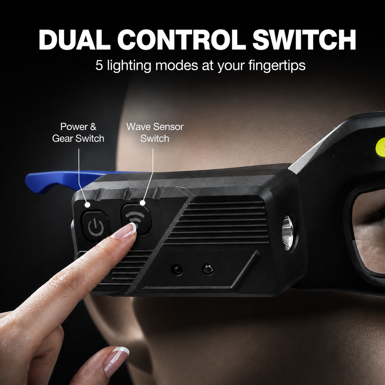 LED Light Equipped Working Goggles