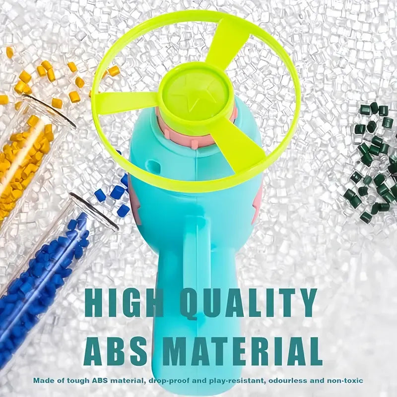 Furongpet™ 6 Pcs Cat Fetch Toy Set with Launcher Gun & Flying Disc