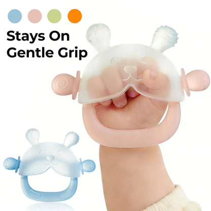Bunny Teether Mitten – Safe, Fun, and Soothing for Babies