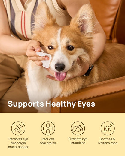 Furongpet™ Pet Eye Wipes for Dogs & Cats