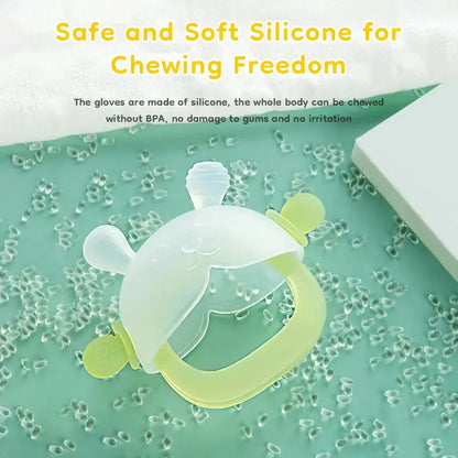 Bunny Teether Mitten – Safe, Fun, and Soothing for Babies