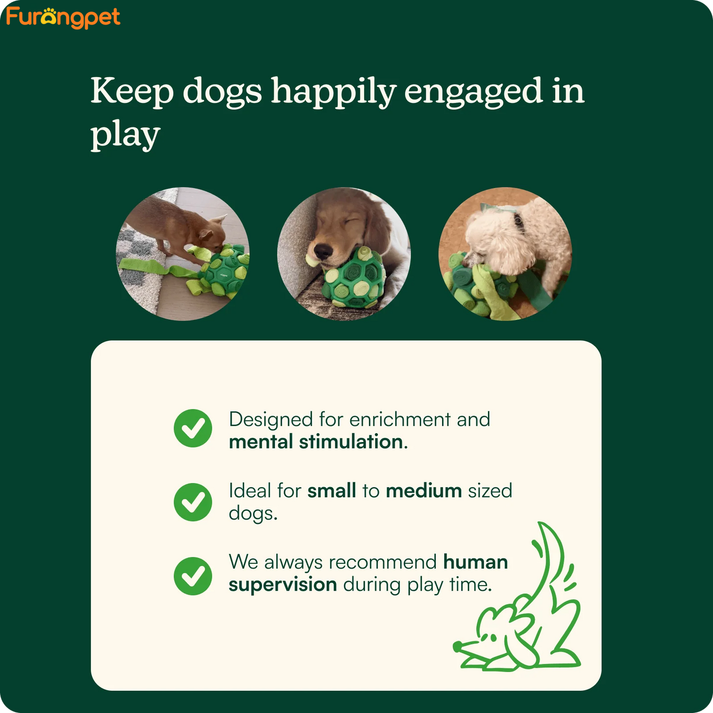 Furongpet™ Interactive Foraging Ball for Dogs