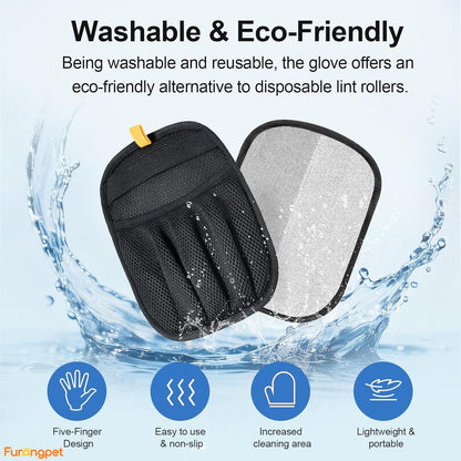 Furongpet™ Reusable Pet Hair Removal Gloves for Cats & Dogs