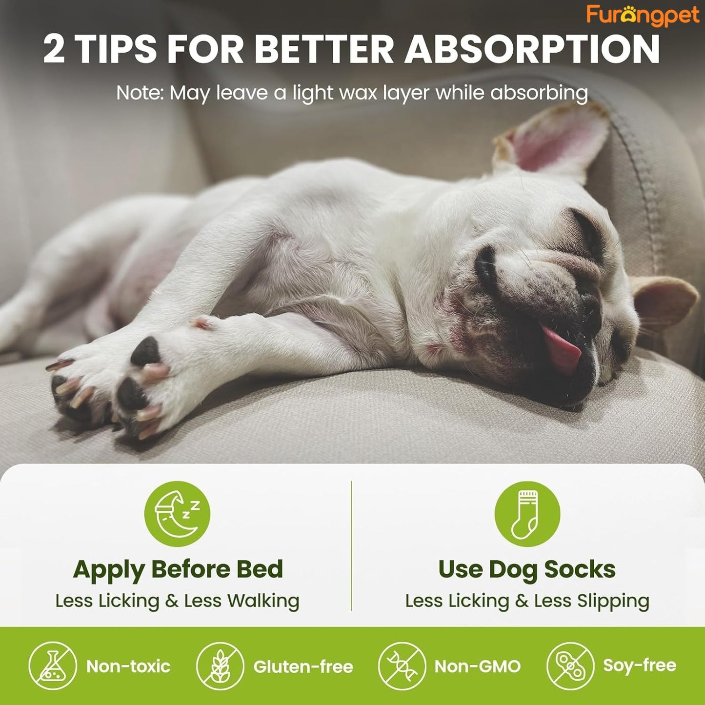 Furongpet™ Lick-Safe Dog Paw & Nose Balm with Coconut Oil
