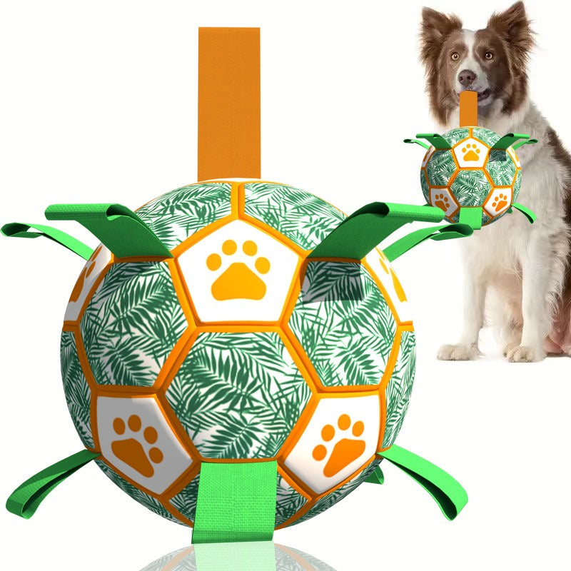 FurongPet™ Dog Soccer Ball Tug Toy