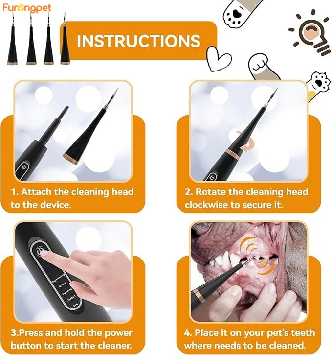 Furongpet™ Electric Pet Tooth Cleaner for Dogs & Cats