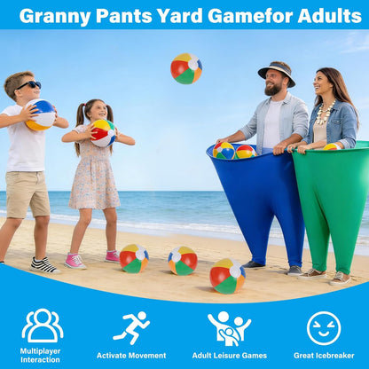 Granny Pants Yard Game - Funny Outdoor Field Day Games for Adults and Kids