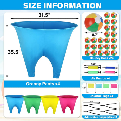 Granny Pants Yard Game - Funny Outdoor Field Day Games for Adults and Kids